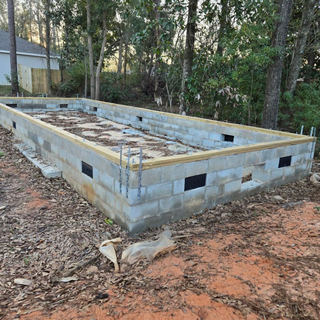 Crawl Space / Stem Wall Foundation