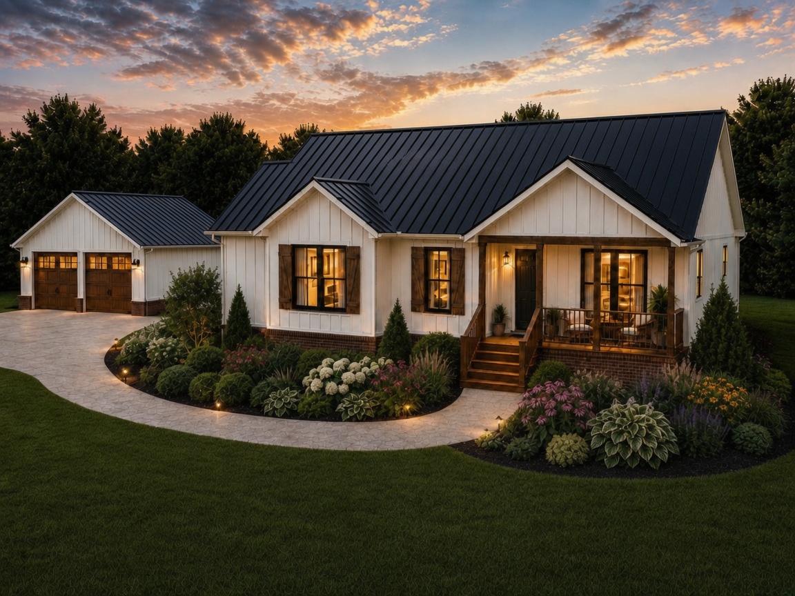 A Leland's Modular home delivered and set up